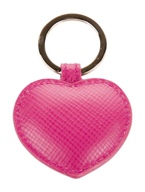 Chopard Leather Heart Shaped Keychain