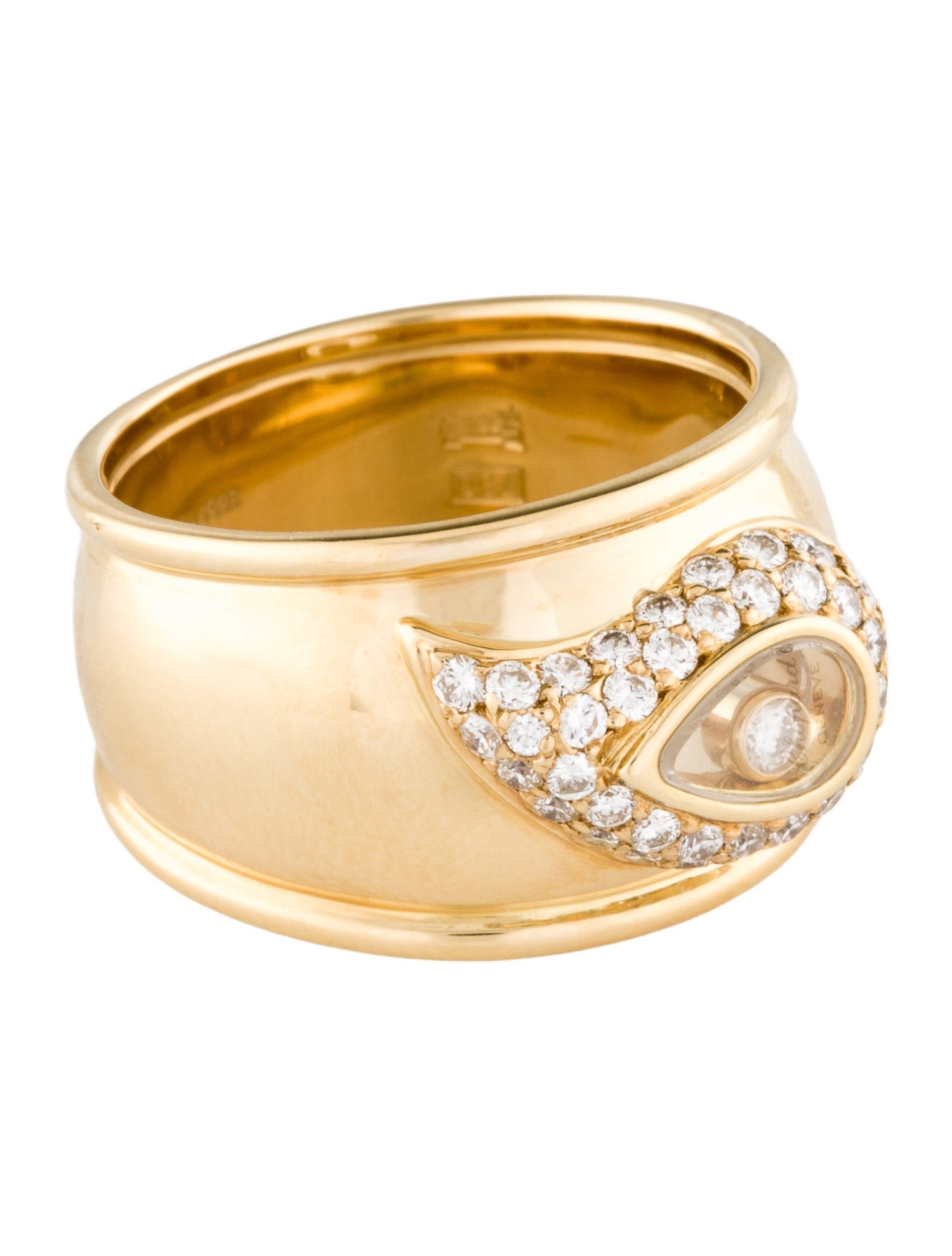 Chopard 18K Diamond Casmir Wide Band