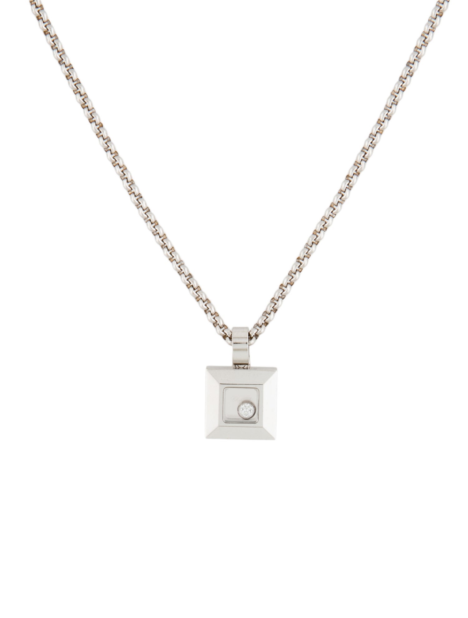 Chopard 18K Diamond Icons Pendant Necklace