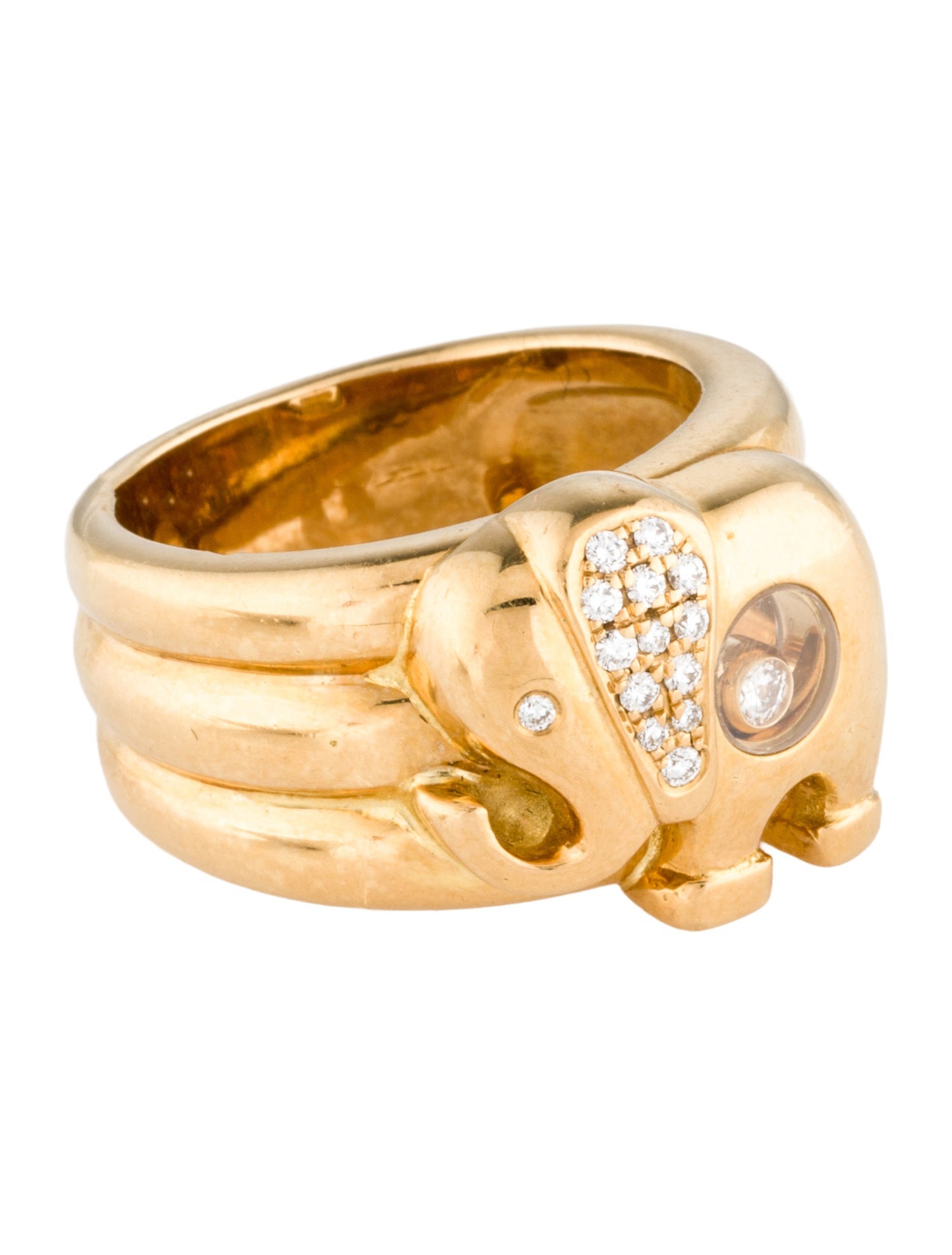 Chopard 18K Diamond Elephant Band