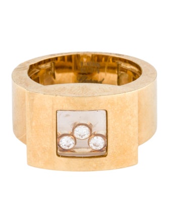 Chopard 18K Diamond Happy Diamond Cocktail Ring