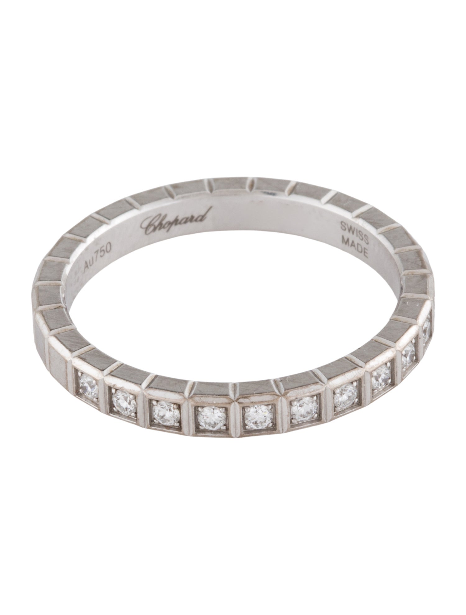 Chopard 18K Ice Cube Diamond Ring