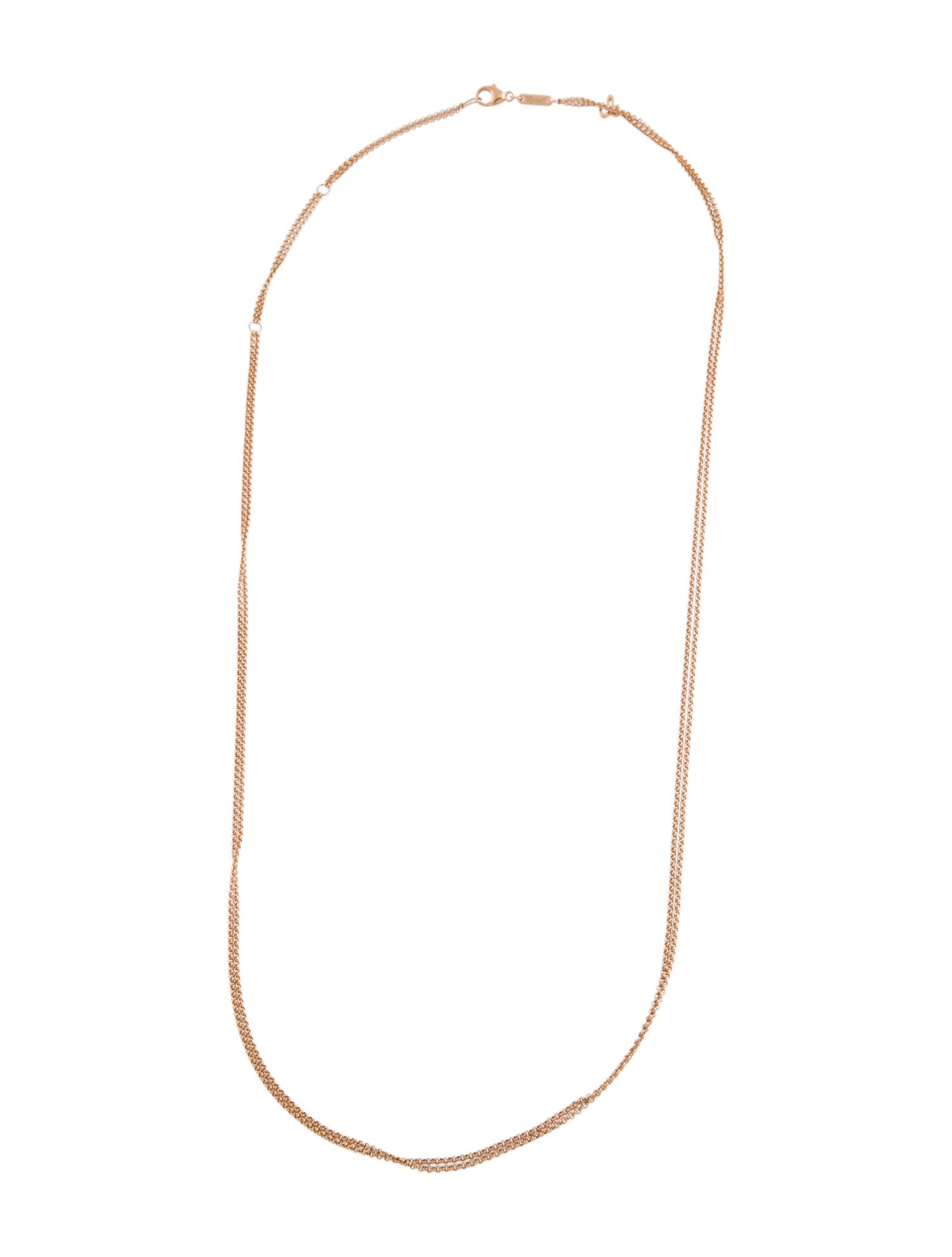 Chopard 18K Double Chain Necklace