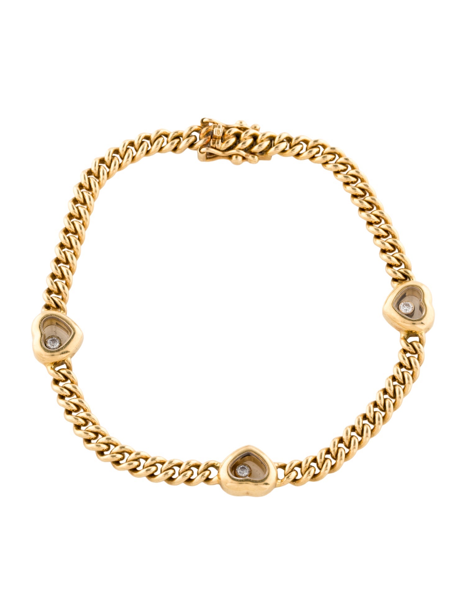Chopard 18K Happy Diamonds Station Bracelet
