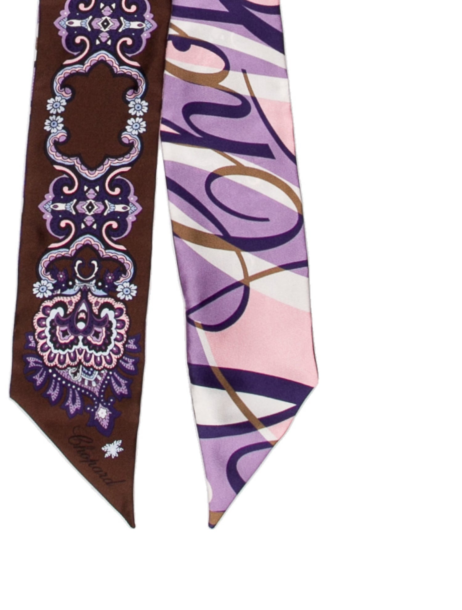 Chopard Silk Paisley Print Scarf