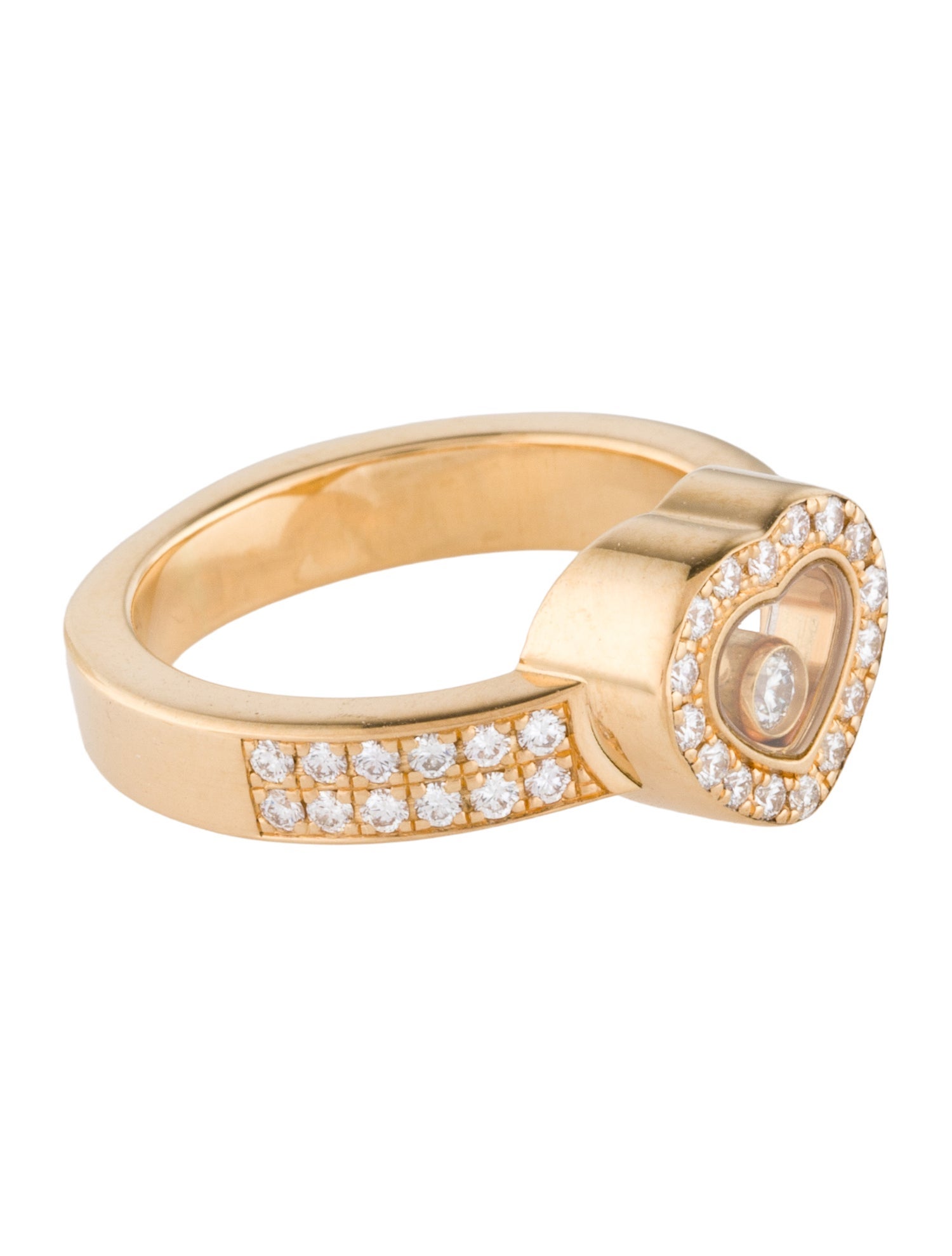 Chopard 18K Diamond Heart Cocktail Ring
