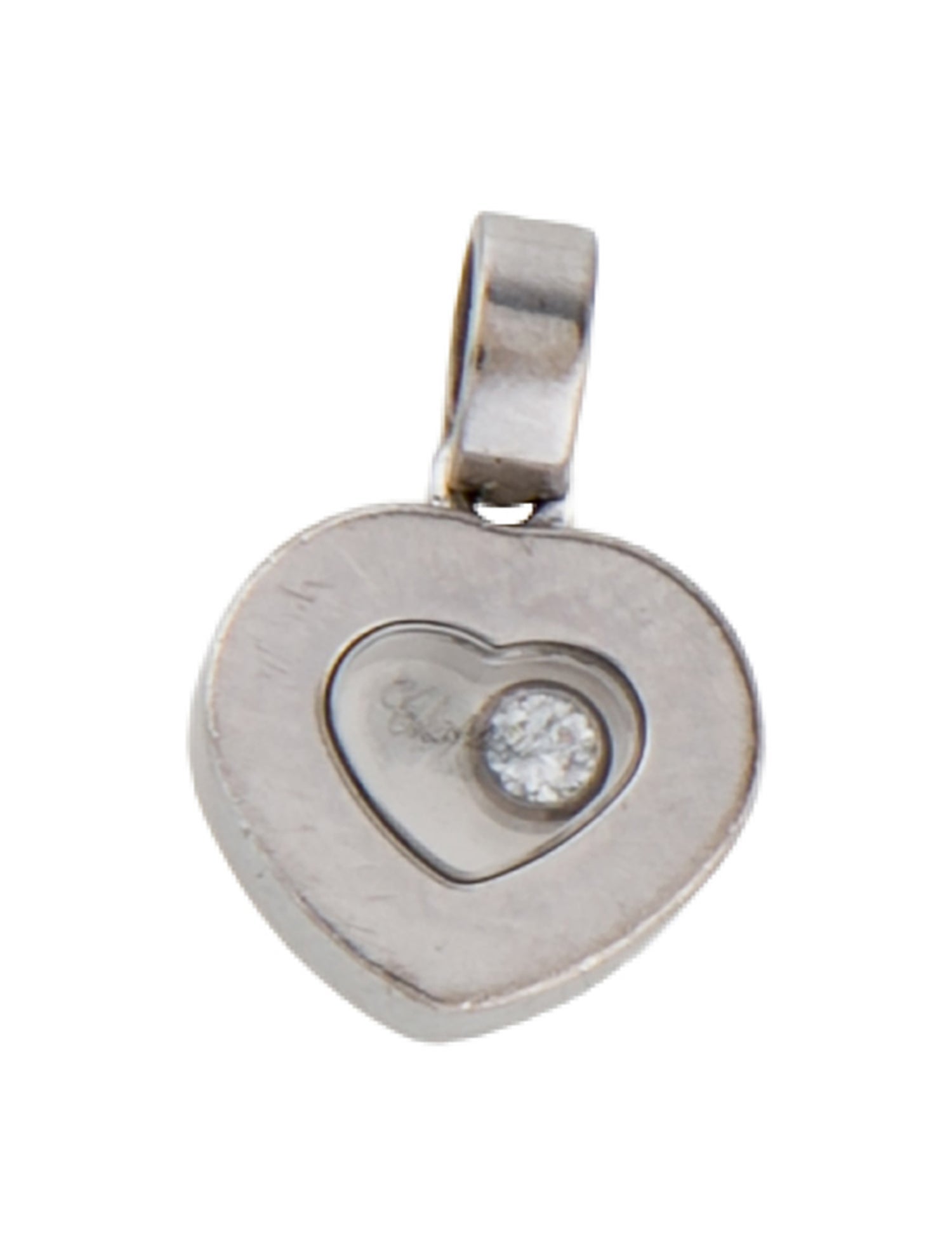 Chopard 18K Happy Diamond Heart Pendant