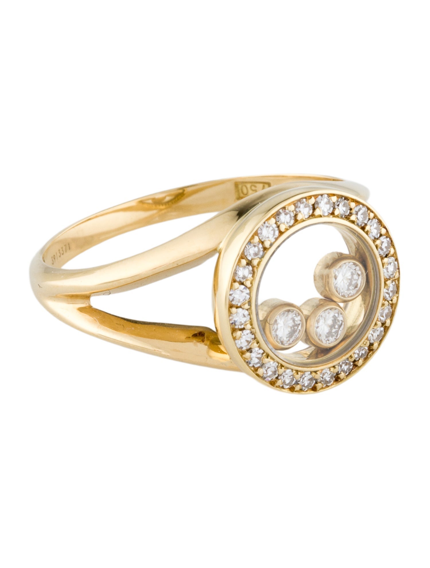 Chopard 18K Diamond Happy Icons Cocktail Ring