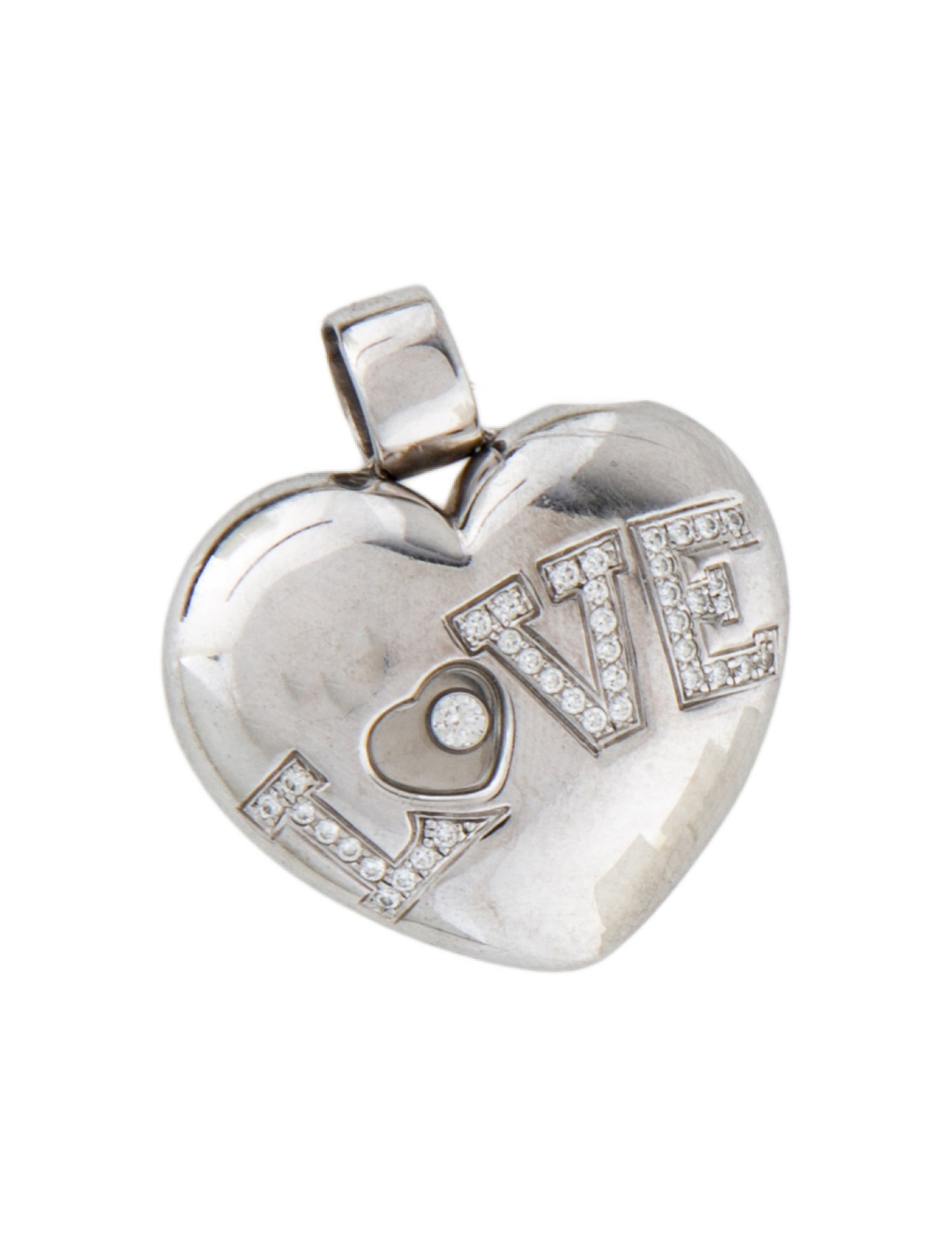 Chopard 18K Diamond Happy Heart 'Love' Pendant