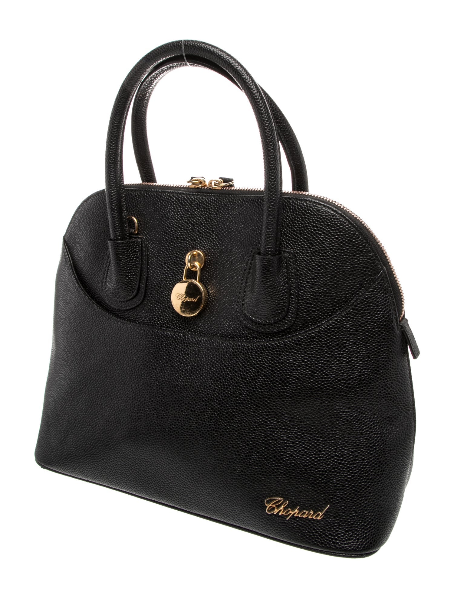 Chopard Leather Top Handle Bag