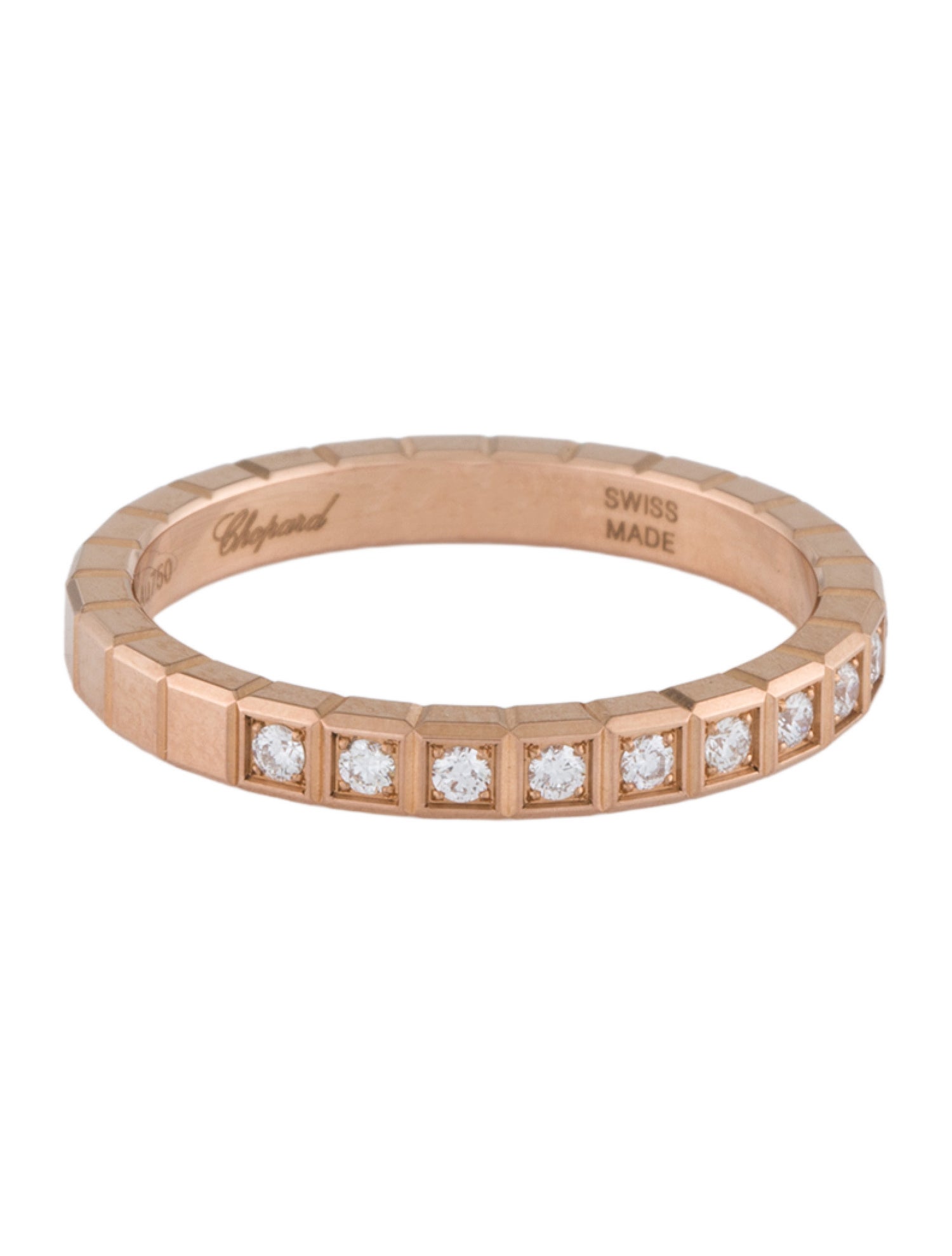 Chopard 18K Diamond Ice Cube Ring