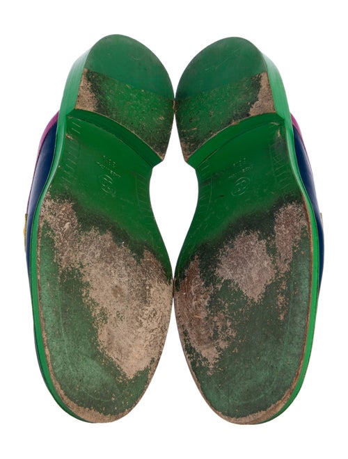 Chanel Pharrell Leather Colorblock Pattern Mules