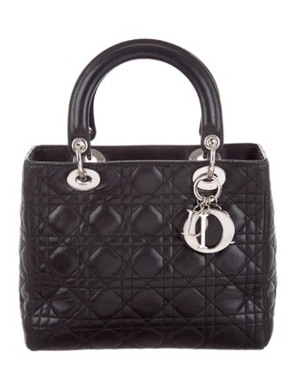 Christian Dior Medium Leather Lady Dior Bag