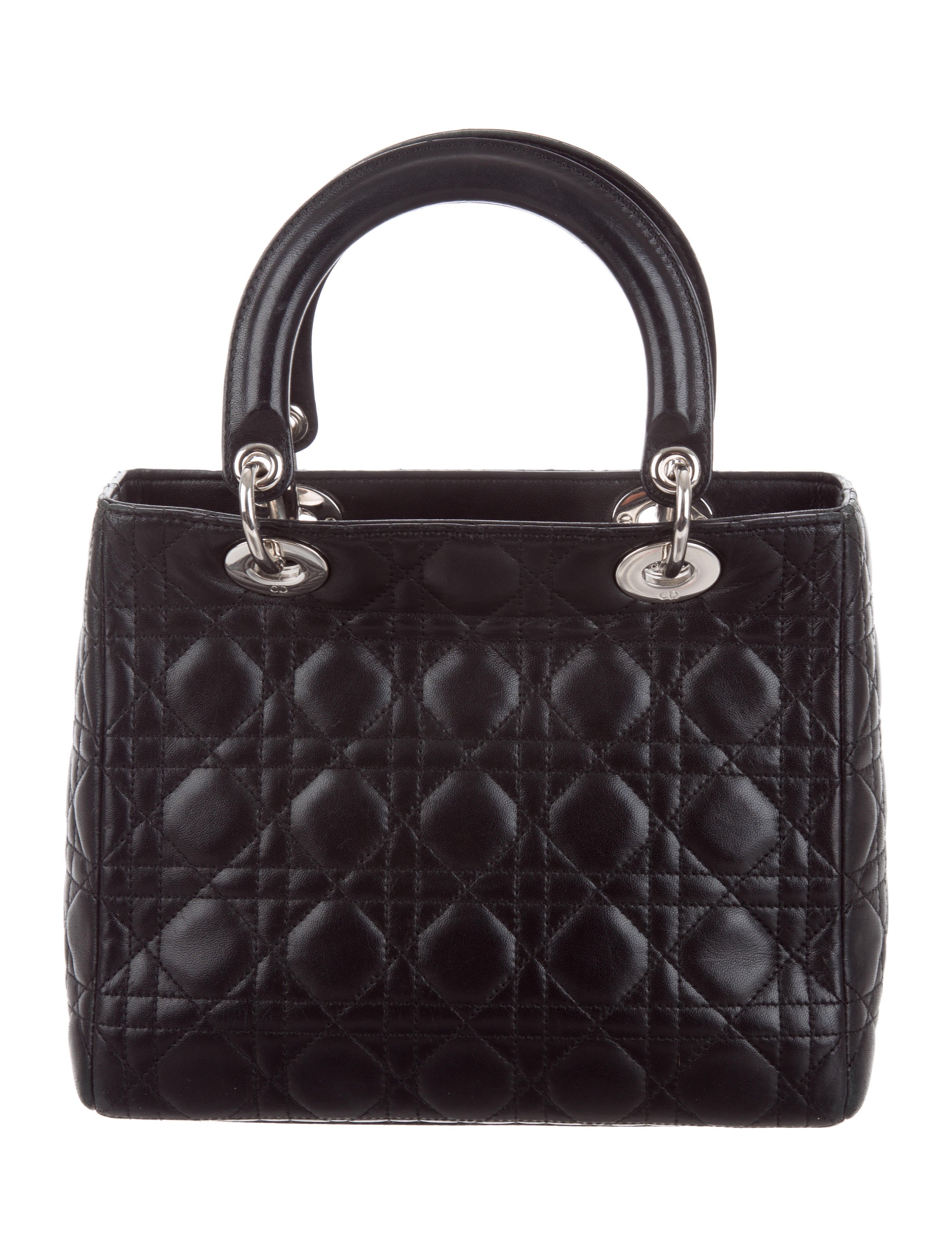 Christian Dior Medium Leather Lady Dior Bag