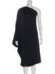 Satin One-Shoulder Dress image 1