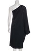 Satin One-Shoulder Dress image 3