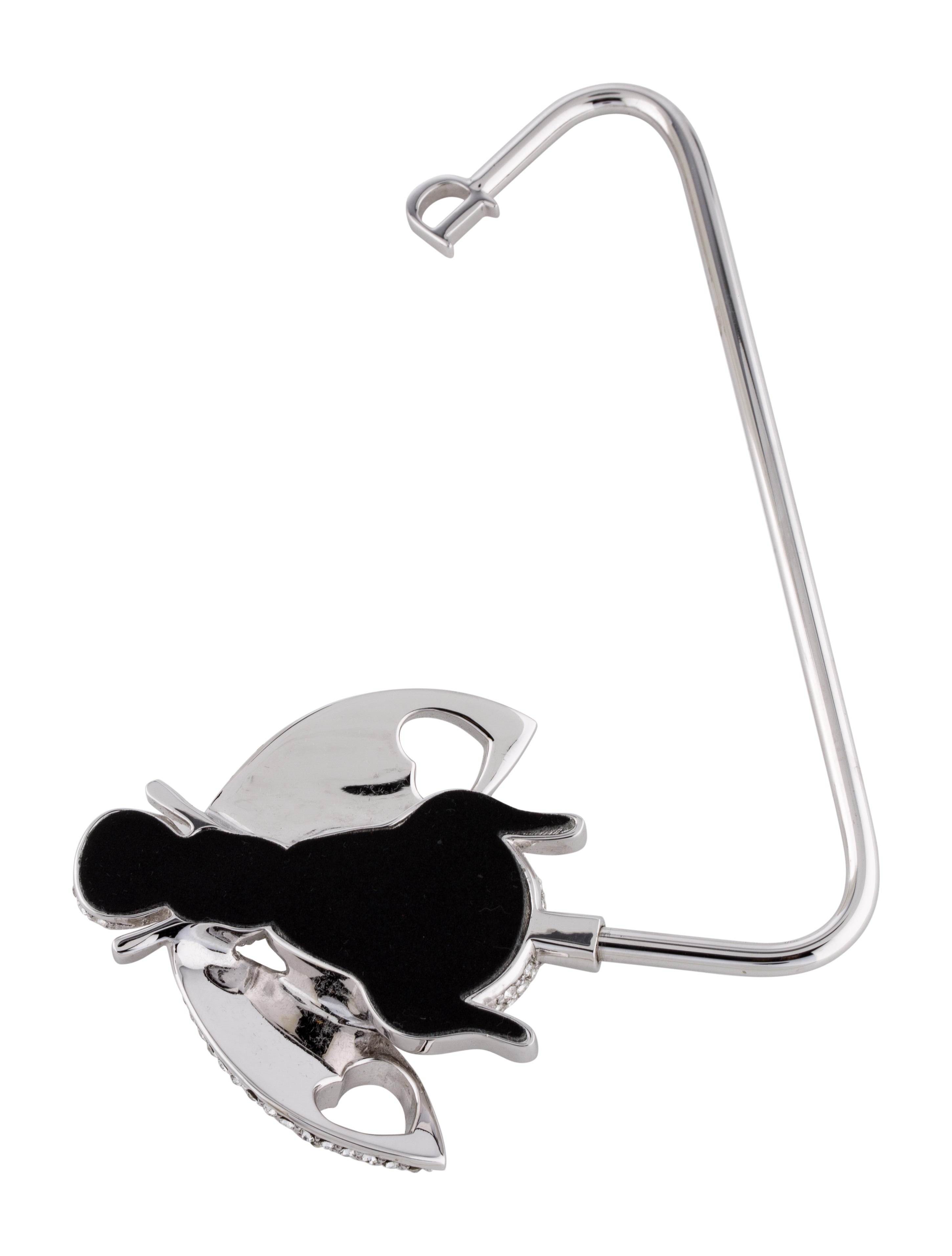 【希少】Christian Dior 一輪挿し 未使用品 Christian Dior Bee Handbag Hook - Silver Bag Accessories