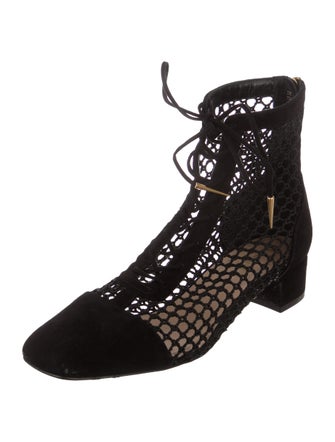 Christian Dior Naughtily-D Mesh Ankle Boots