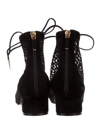 Christian Dior Naughtily-D Mesh Ankle Boots