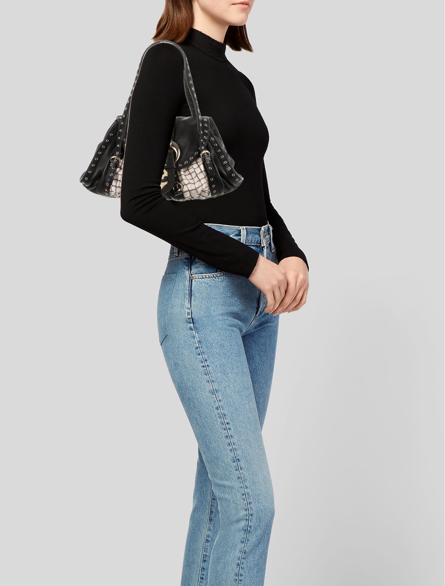 Christian Dior Savane Chic Flap Bag - Black Shoulder Bags