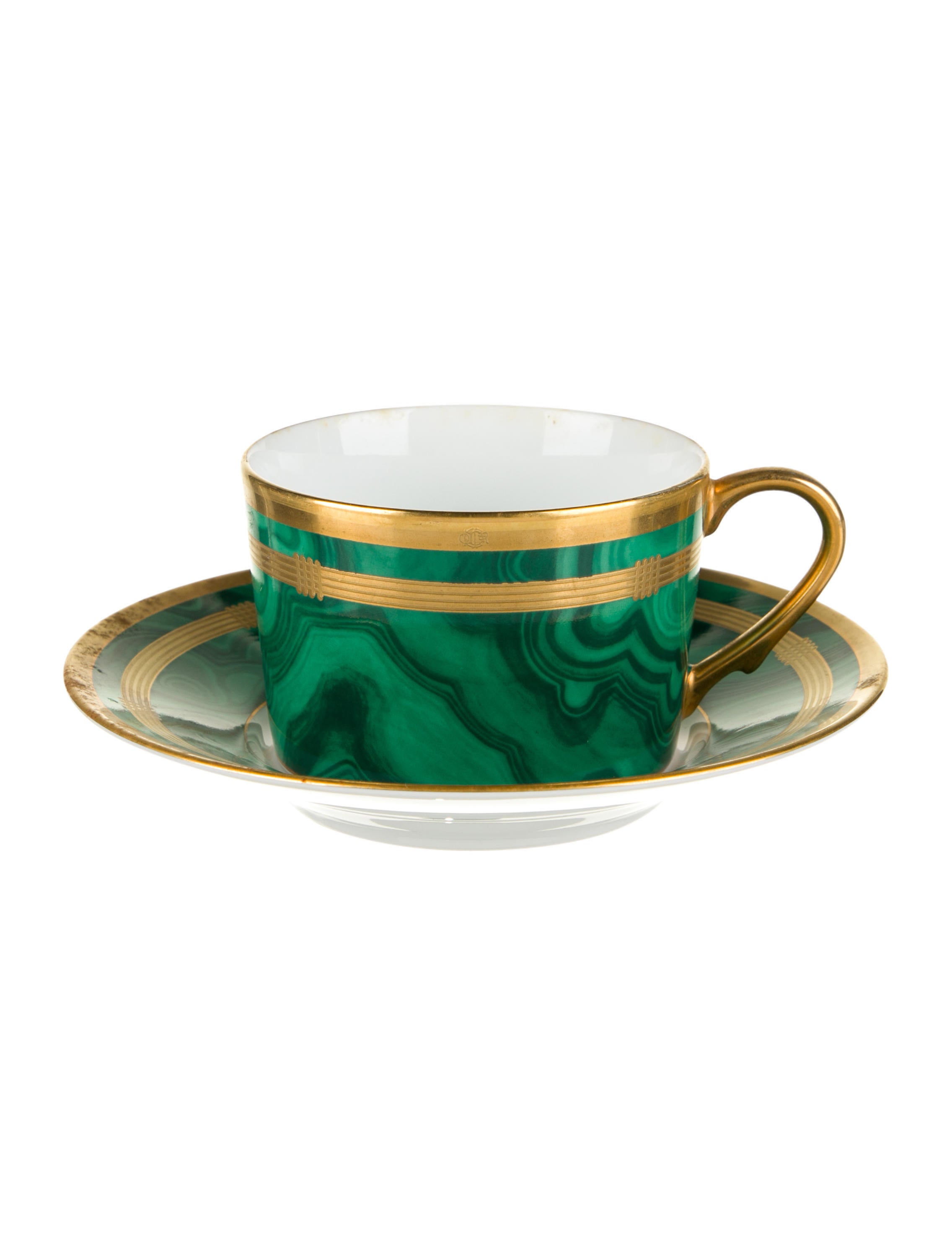 Christian Dior 11-Piece Gaudron Malachite Tableware Set - 11