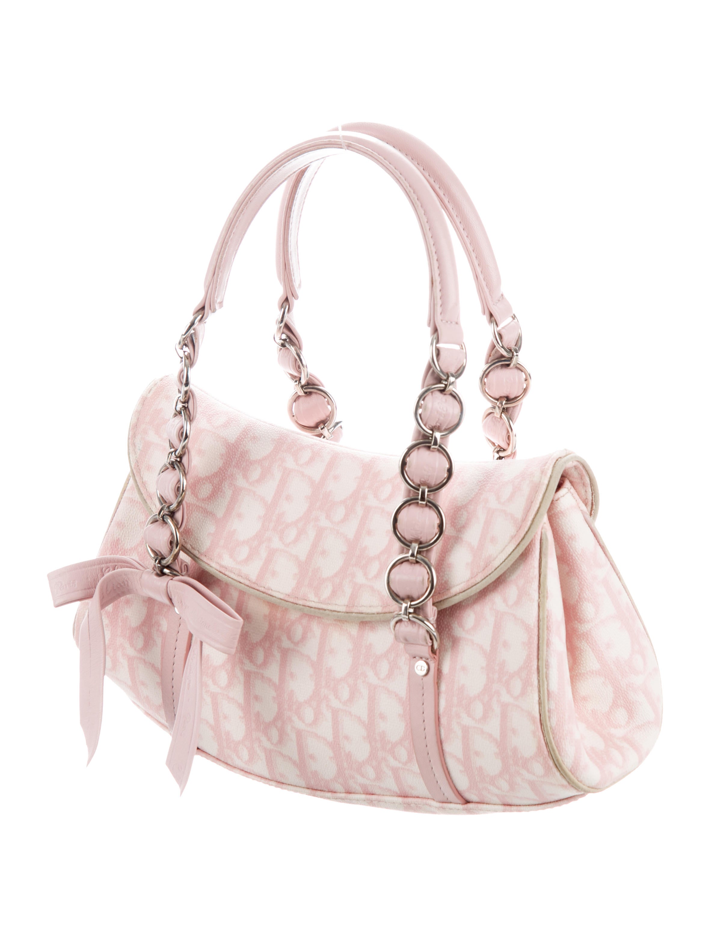 Christian Dior Trotter Romantique Handle Bag - Pink Handle Bags