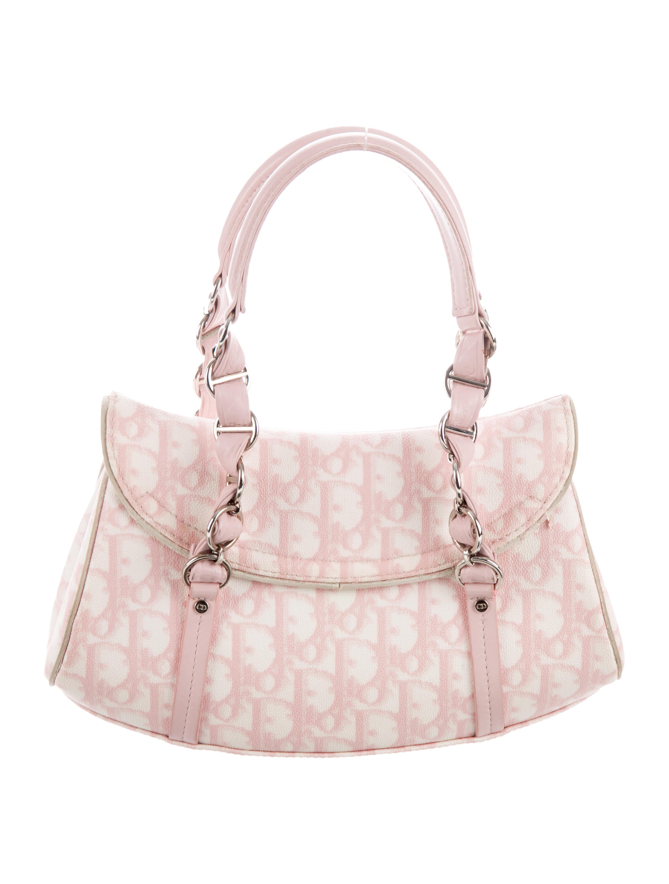 Christian Dior Trotter Romantique Handle Bag - Pink Handle Bags
