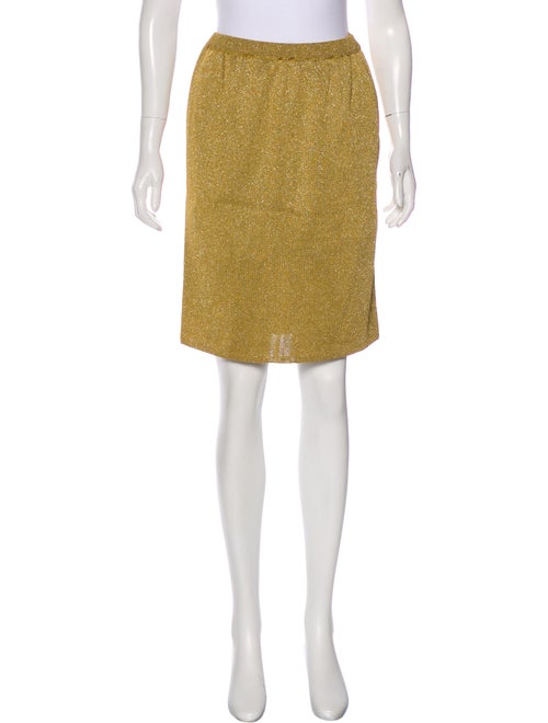 Christian Dior Vintage Metallic Skirt metallic