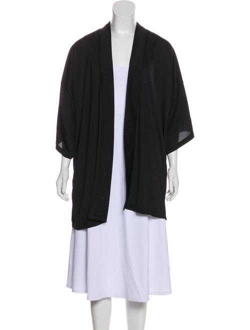 Christian Dior Lightweight Open Front Cardigan Bla