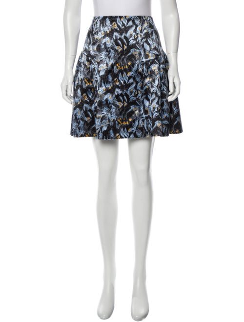 Christian Dior Silk Mini Skirt Black
