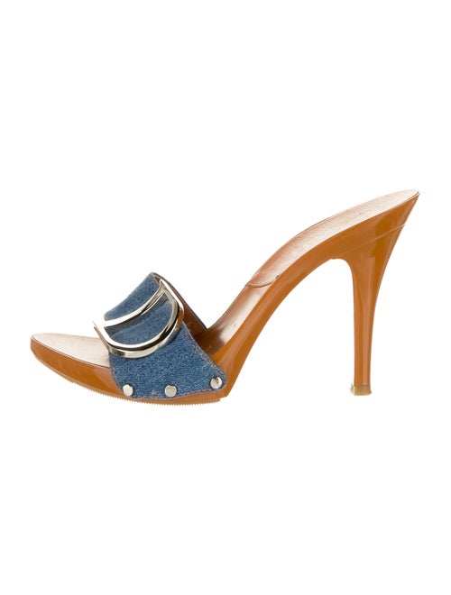 Christian Dior Slides Blue