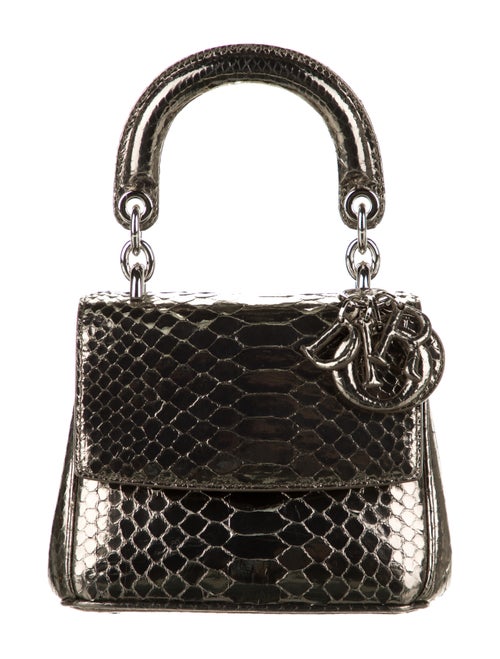 Christian Dior Be Dior Flap Micro Bag Metallic