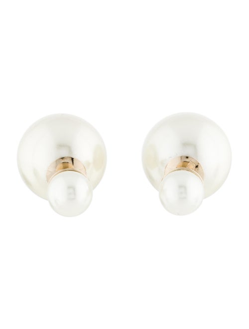 Christian Dior Tribales Earrings Gold