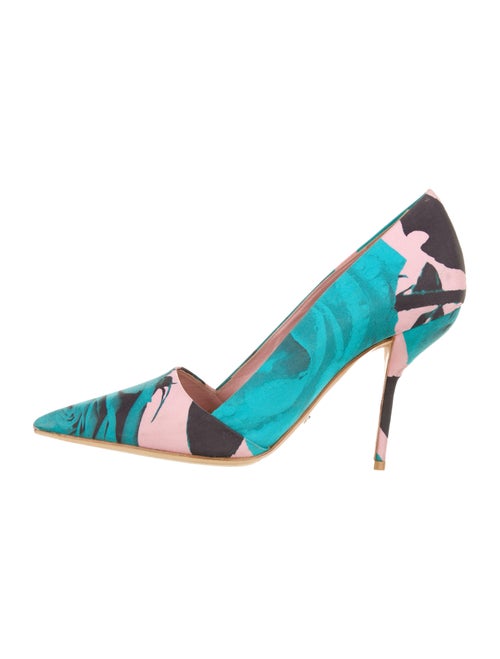 Christian Dior Printed Printed Pumps Green