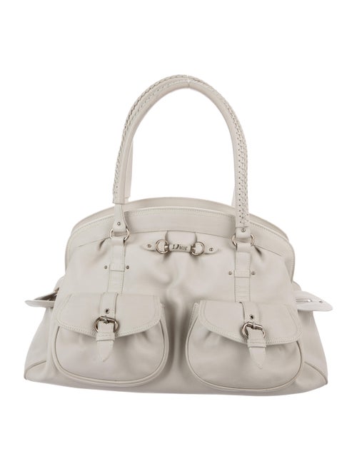Christian Dior Medium Detective Bag silver