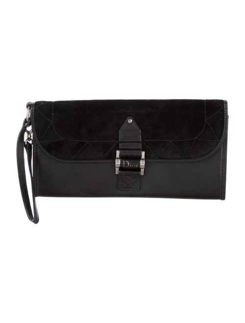 Christian Dior Suede & Leather Street Chic Clutch