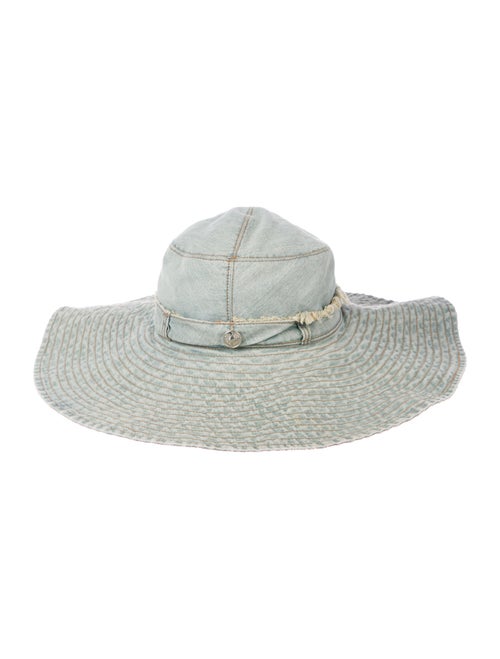 Christian Dior Vintage Denim Hat blue