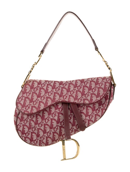 Christian Dior Diorissimo Saddle Bag Gold