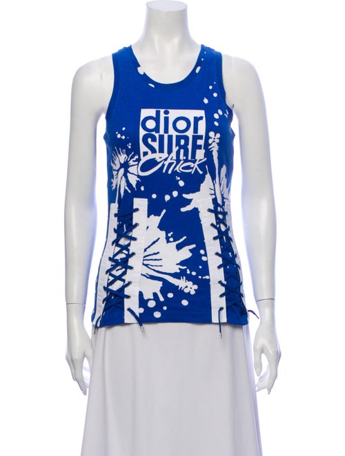 Christian Dior Vintage 2004 Top Blue