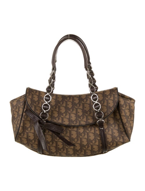 Christian Dior Romantique Trotter Bag Brown
