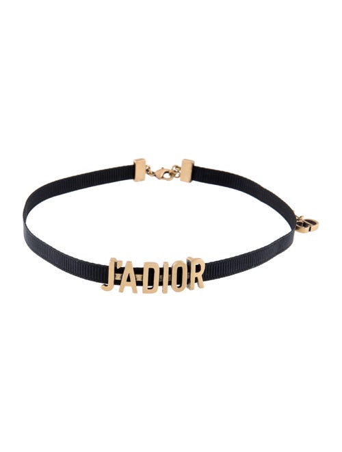 Christian Dior J'Adior Choker Necklace Gold