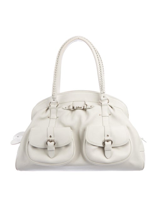 Christian Dior My Dior Frame Bag White