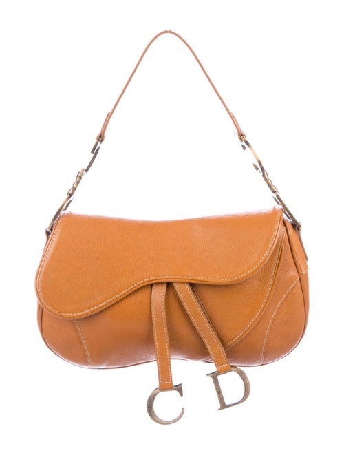 Christian Dior Vintage Saddle Bag Brown