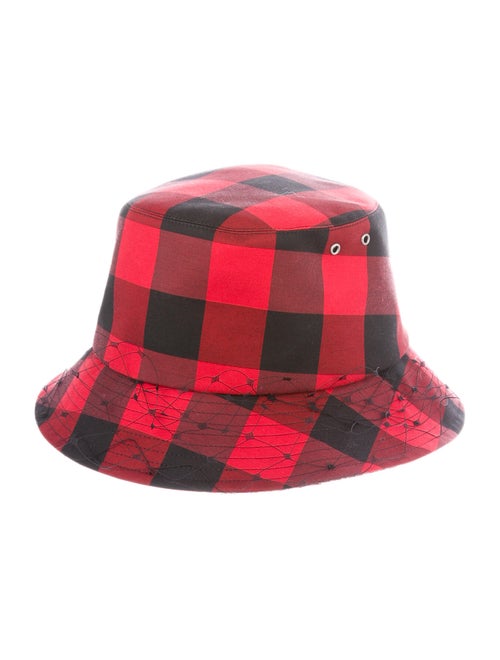 Christian Dior Plaid Bucket Hat Black