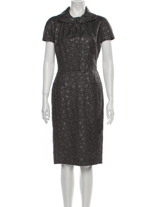 Christian Dior 2018 Midi Length Dress Wool