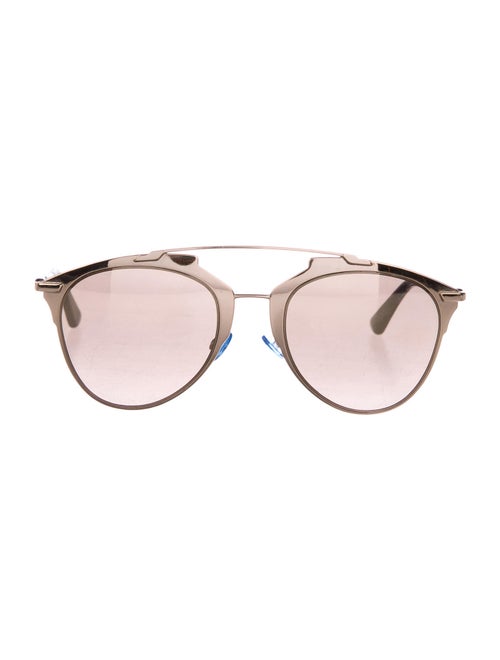 Christian Dior Reflected Aviator Sunglasses Gold