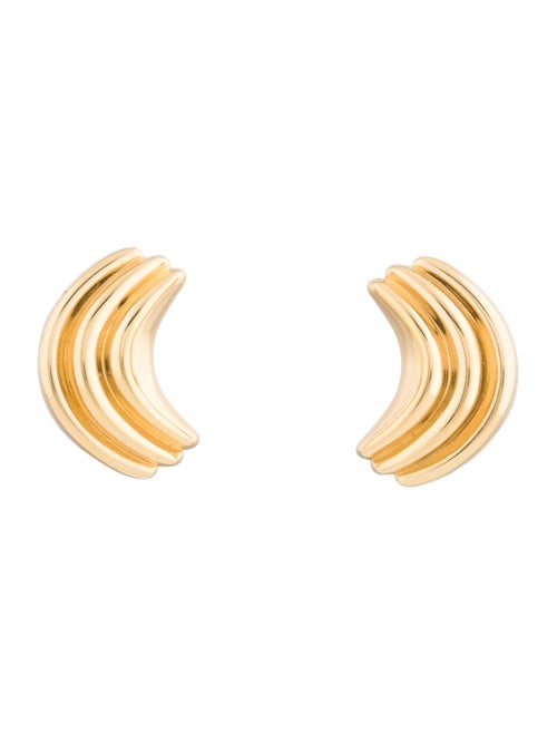 Christian Dior Clip-On Earrings Gold
