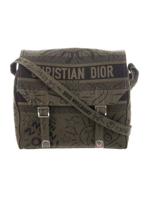Christian Dior 2019 Diorcamp Messenger Bag Green