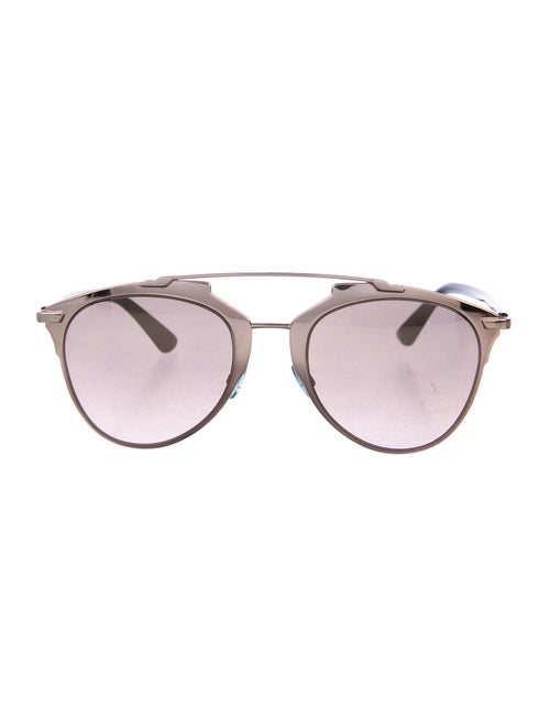 Christian Dior Reflected Aviator Sunglasses Silver