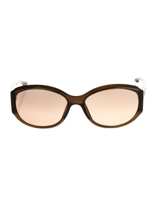 Christian Dior Night Round Sunglasses Brown